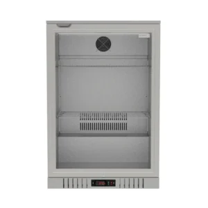 Commercial Stainless Steel Bar Fridge With Hinged Door 133L - interior view