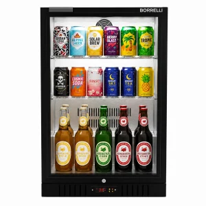 Commercial Undercounter Bar Fridge With Hinged Door 121L - front view