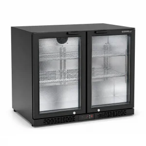 Commercial Bar Fridge With 2 Hinged Doors 207L - front view