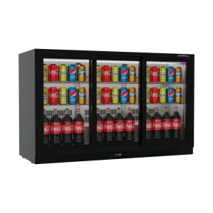 Commercial Undercounter Bar Fridge With 3 Sliding Doors 293L - image 2