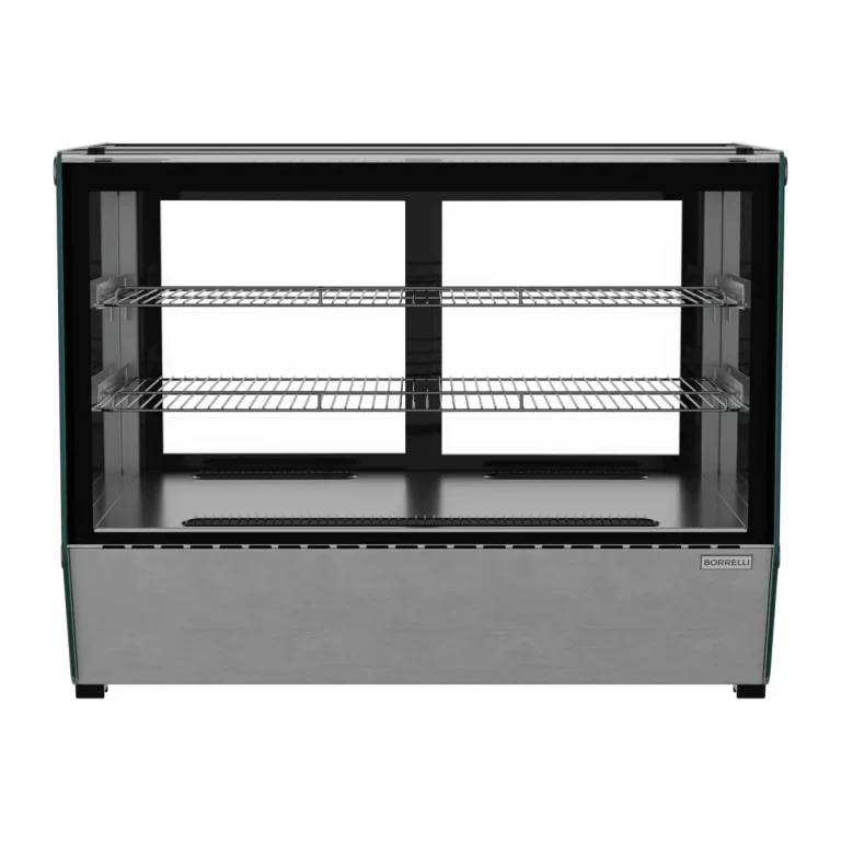 Borrelli Counter Top Refrigerated Food Display 160 Ltr - Straight Glass