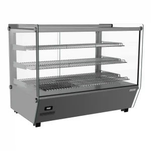 Borrelli 160Ltr Commercial Heated Countertop Display Merchandiser with Straight Glass