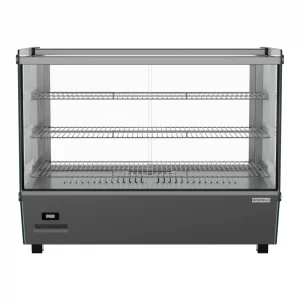 Borrelli 160Ltr Commercial Heated Countertop Display Merchandiser with Straight Glass - image 2