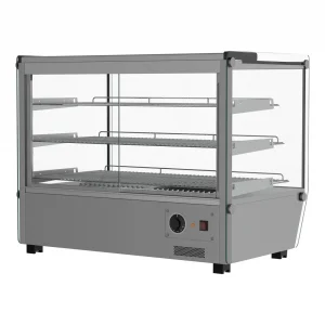 Borrelli 160Ltr Commercial Heated Countertop Display Merchandiser with Straight Glass - image 3