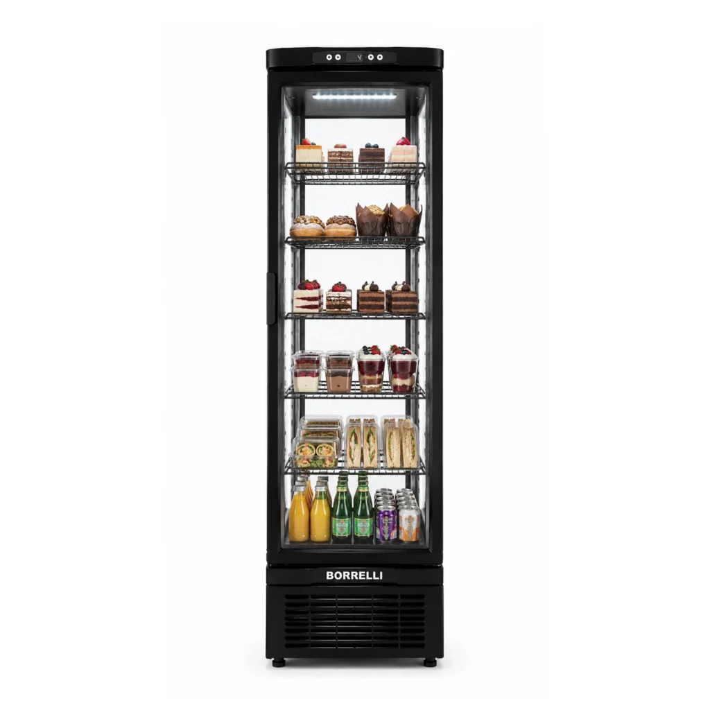 Commercial Refrigerated Display Showcase 278L - front view