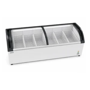 Commercial Glass Top Chest Freezer 545L - top view