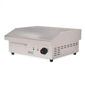Borrelli Electric Griddle 550mm - Counter Top - angled view