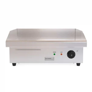 Borrelli Electric Griddle 550mm - Counter Top - angled view