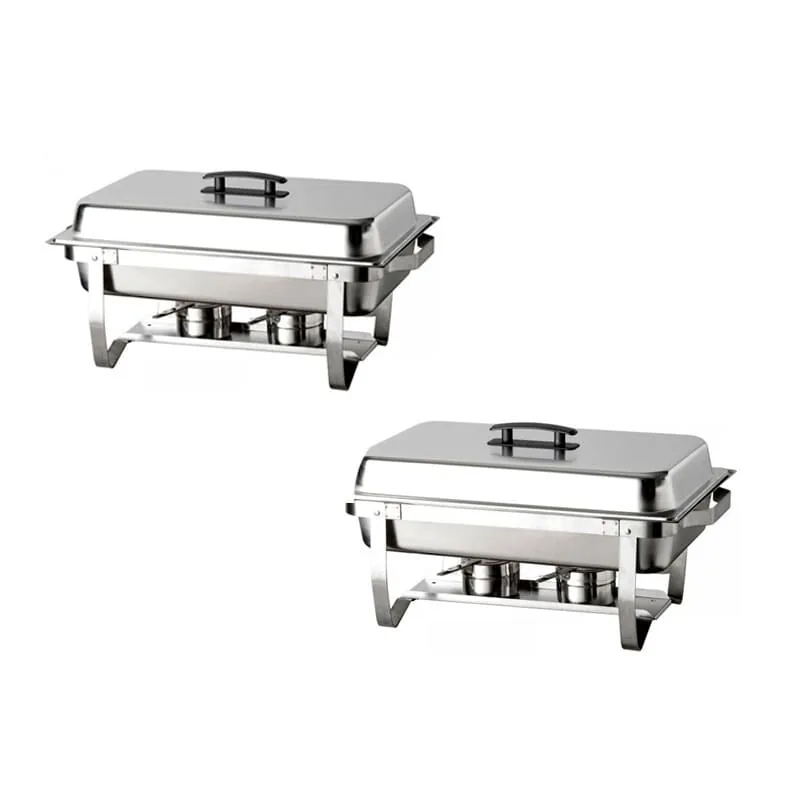 Borrelli Chafing Dishes 9L Twin Pack