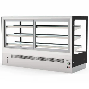 Borrelli 815Ltr Floor Standing Heated Food Showcase - Straight Glass - image 3