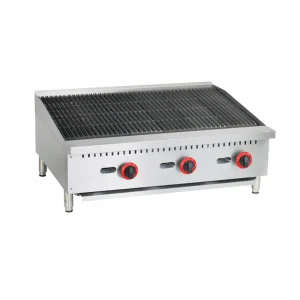 Borrelli 3 Burner Gas Countertop Chargrill Char Broiler 900mm