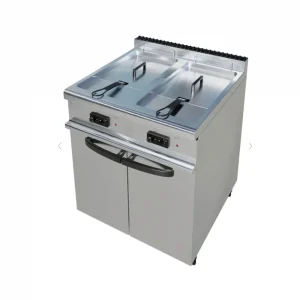 Borrelli Twin Basket Twin Tank Free Standing Gas Fryer 6 Burner - 2 x 20Ltr - image 3