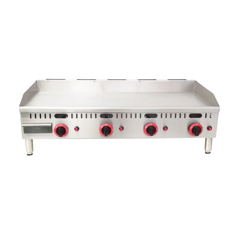 Borrelli 4 Burner Gas Griddle Counter Top 1050mm Wide