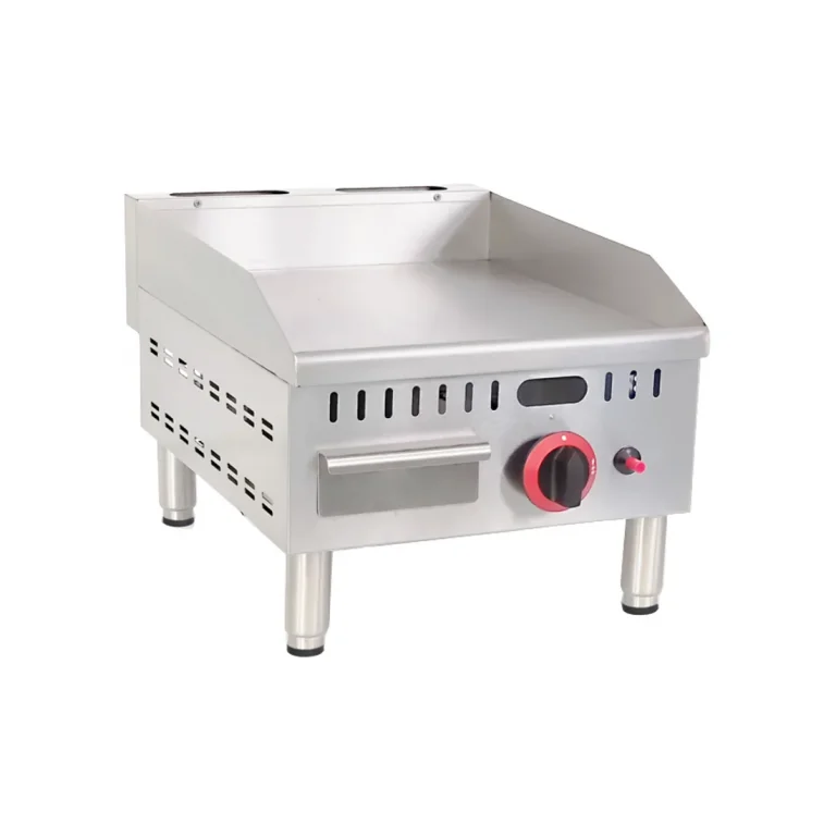 Borrelli Single Burner Gas Griddle Counter Top 400mm Wide