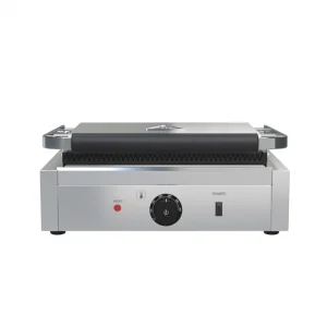 Borrelli Large Contact Panini Grill with Ribbed Top &  Bottom - image 2