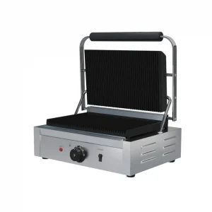 Borrelli Large Contact Panini Grill with Ribbed Top &  Bottom - image 3