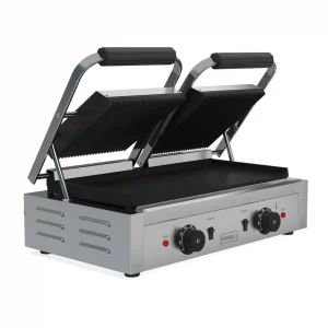 Borrelli Twin Contact Grill with Ribbed Top and Flat Bottom - image 2