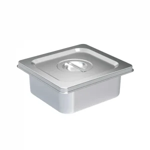 Gastronorm Pan 1/6 65mm Deep - angled view