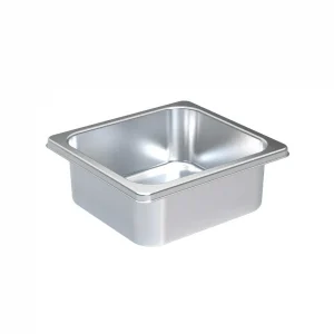 Gastronorm Pan 1/6 65mm Deep - angled view