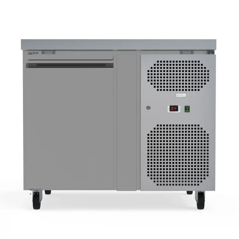 Commercial Counter Fridge With Stainless Steel Door 115L