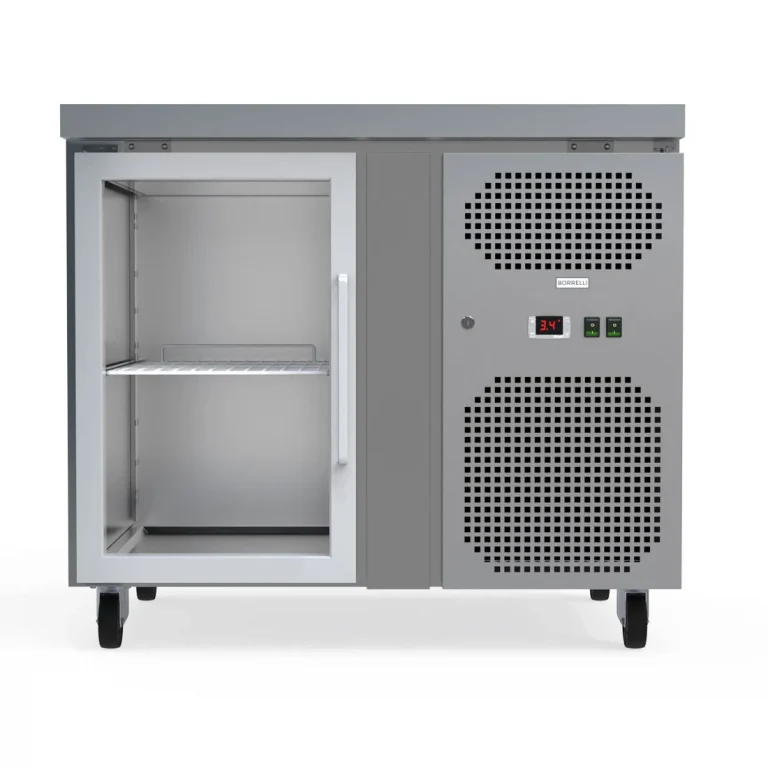 Commercial Counter Fridge With Glass Door 115L