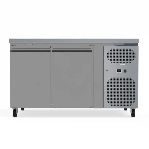 Commercial Counter Fridge With 2 Stainless Steel Doors 260L - image 2