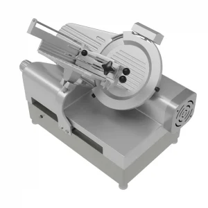 Borrelli 13" Commercial Automatic Meat Slicer - angled view