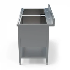 Borrelli Stainless Steel Pot Wash Sink 1400mm - Double Bowl - image 2