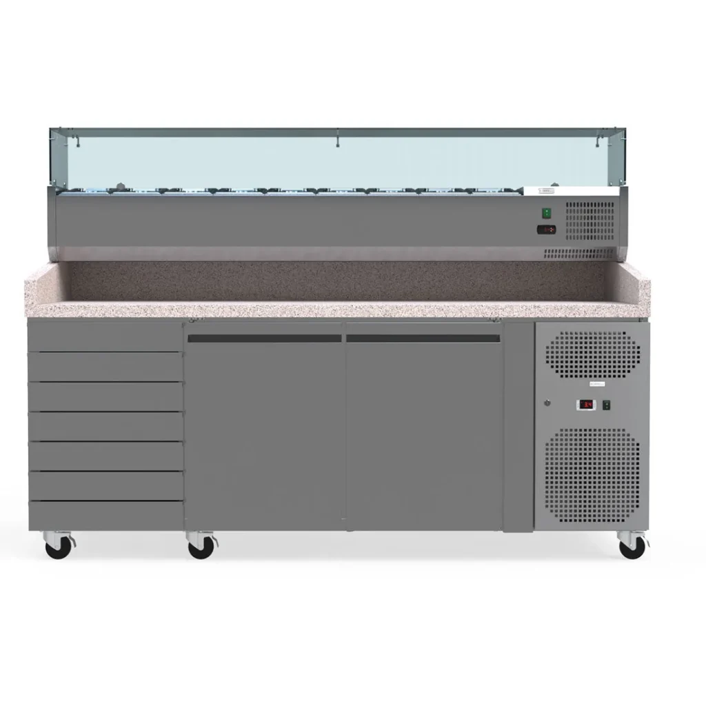 Borrelli Granite Prep Fridge 428L with VRX Servery - PZ2610TN