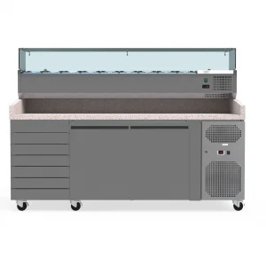 Borrelli Granite Prep Fridge 428L with VRX Servery - PZ2610TN