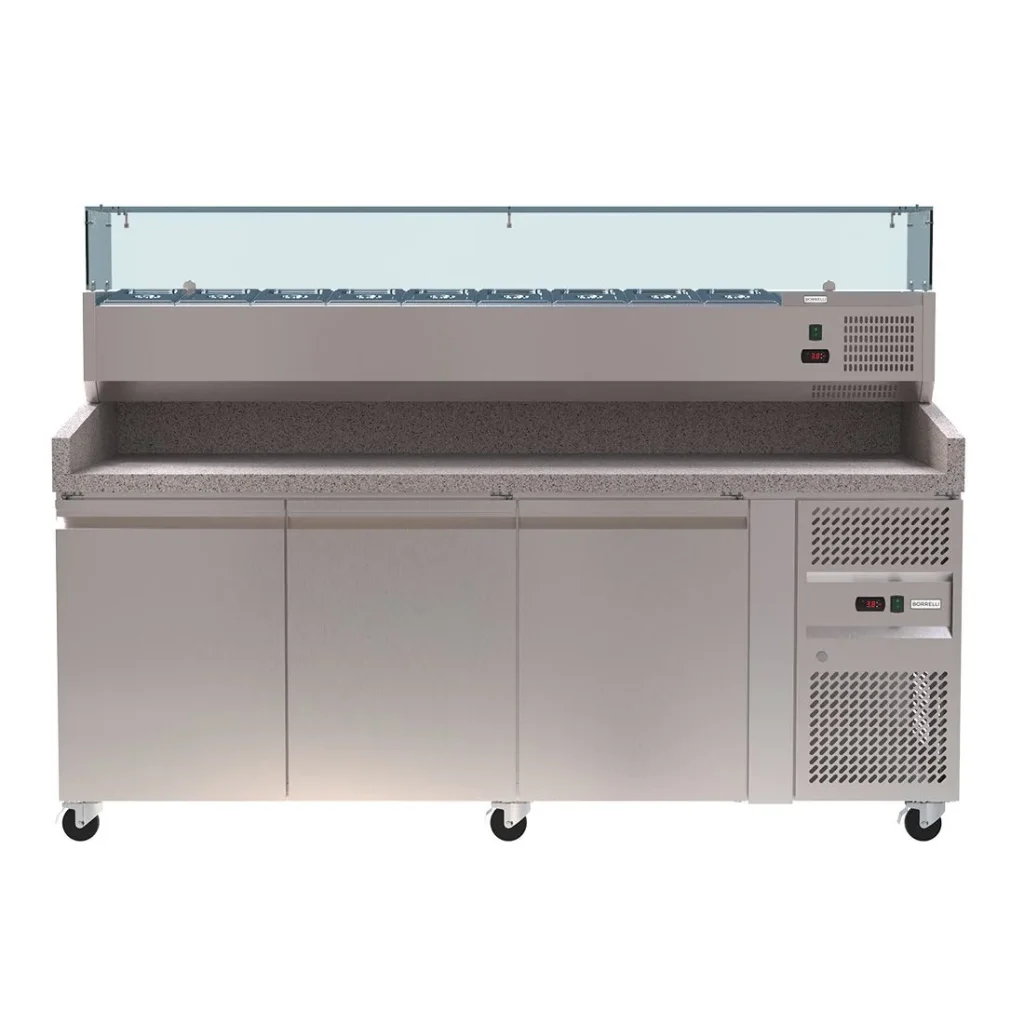 Borrelli Granite Prep Fridge 465L with VRX Servery - PZ3600