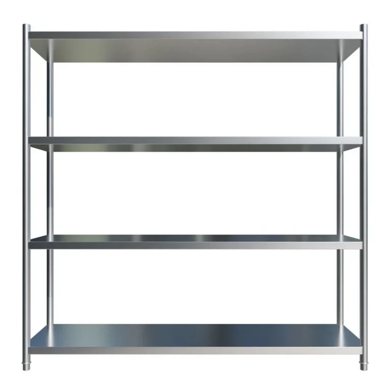 Borrelli 4 Tier Stainless Steel Shelf Rack 1800mm Wide