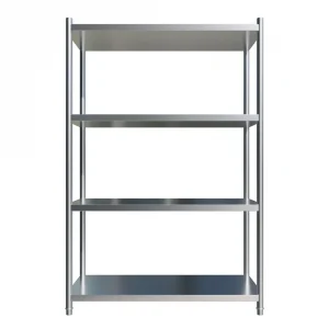 Borrelli 4 Tier Stainless Steel Shelf Rack 900mm Wide - image 3