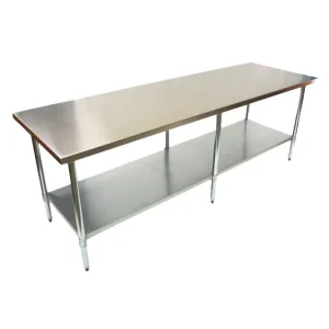 Borrelli Stainless Steel Centre Table – 201 Food Grade Bench 2100mm