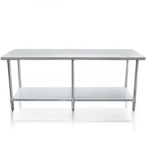 Borrelli Stainless Steel Centre Table – 430 Food Grade Bench 2100mm