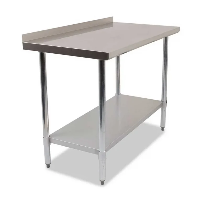 Borrelli Commercial Stainless Steel Wall Bench 1800mm: 201 Food Grade Stainless Steel Bench