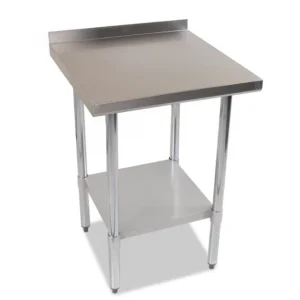 Borrelli Commercial Stainless Steel Wall Bench 600mm: 201 Food Grade Stainless Steel Bench