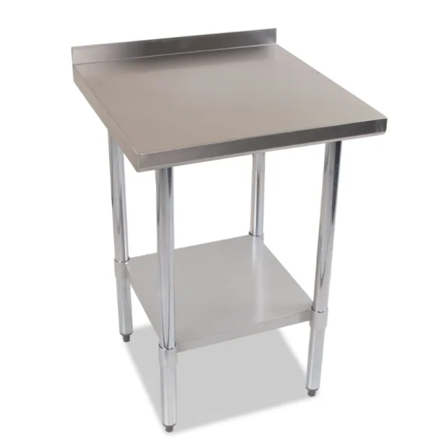 Borrelli Commercial Stainless Steel Wall Bench 600mm: 201 Food Grade Stainless Steel Bench