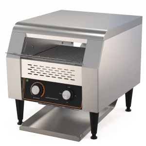 Borrelli Commercial Conveyor Toaster - 450 Slices Per Hour - angled view
