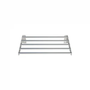 Borrelli Stainless Steel Tube Wall Shelf 600mm Wide - image 3