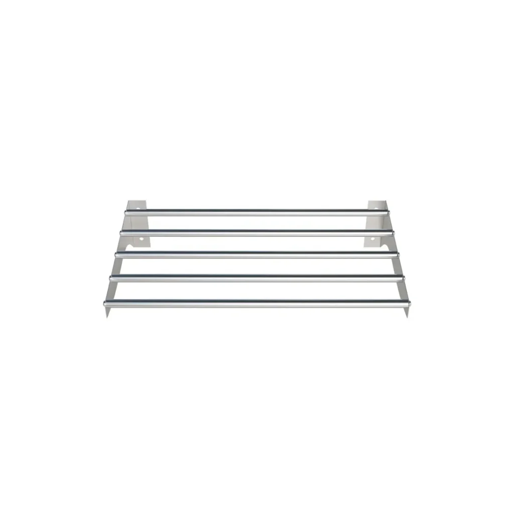 Borrelli Stainless Steel Tube Wall Shelf 900mm Wide