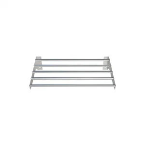 Borrelli Stainless Steel Tube Wall Shelf 900mm Wide