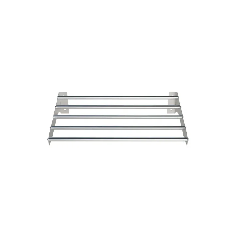Borrelli Stainless Steel Tube Wall Shelf 900mm Wide