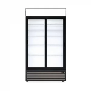 Commercial Display Fridge With 2 Hinged Glass Doors 525L - interior view