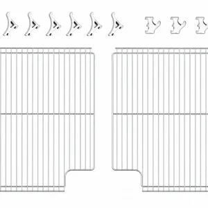Borrelli Upright Display Fridge Shelf Kit - UD-1000S