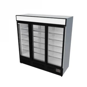 Commercial Upright Display Freezer With 3 Hinged Doors 1560L - image 3