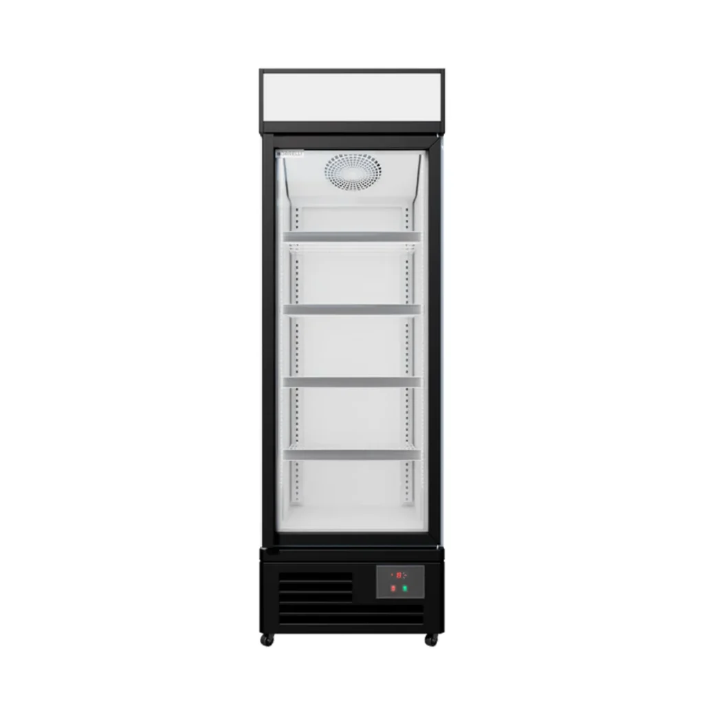 Commercial Upright Display Freezer With Hinged Door 459L