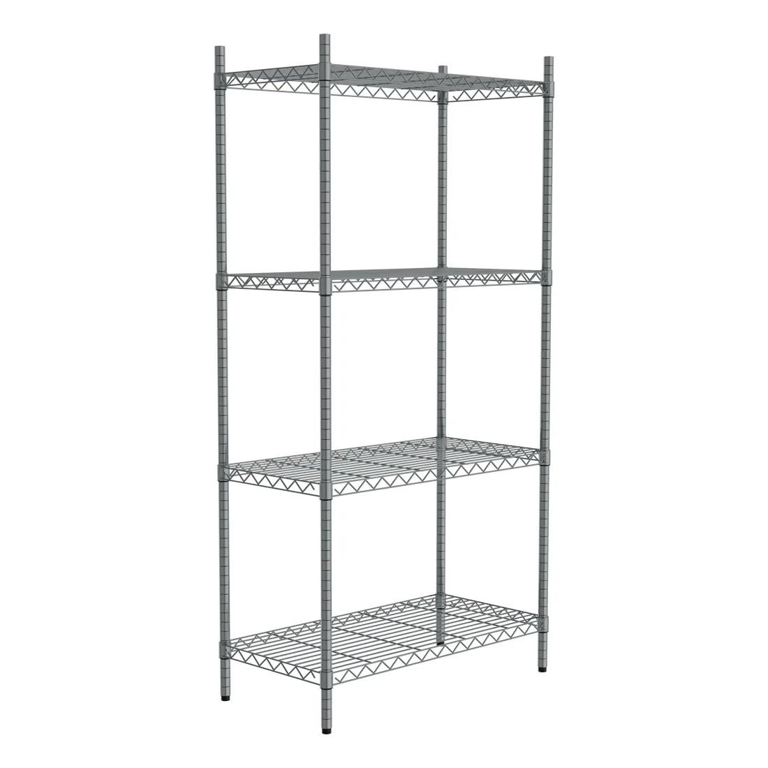 1200mm four-tier chrome racking