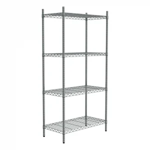 Borrelli 4 Tier Chrome Storage Racking 900mm - image 3