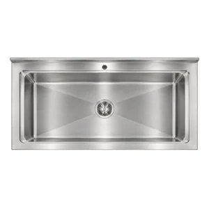 Borrelli PWS-SB-1200 single-bowl pot wash sink — top-down view